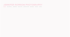 Desktop Screenshot of jenniferrowsom.com